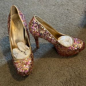 Cute sequin Pumps